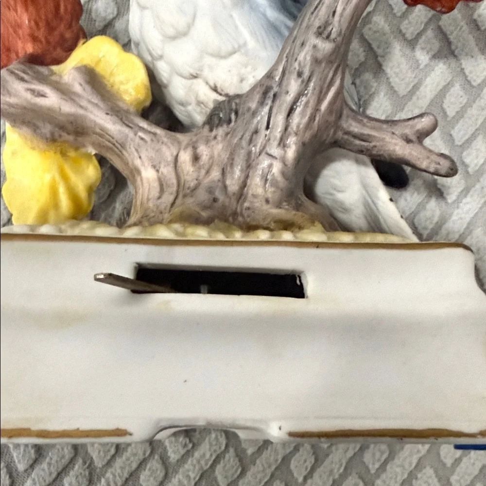 Vintage Towle Fine Porcelain Hand Painted Blue Jay Bird 6